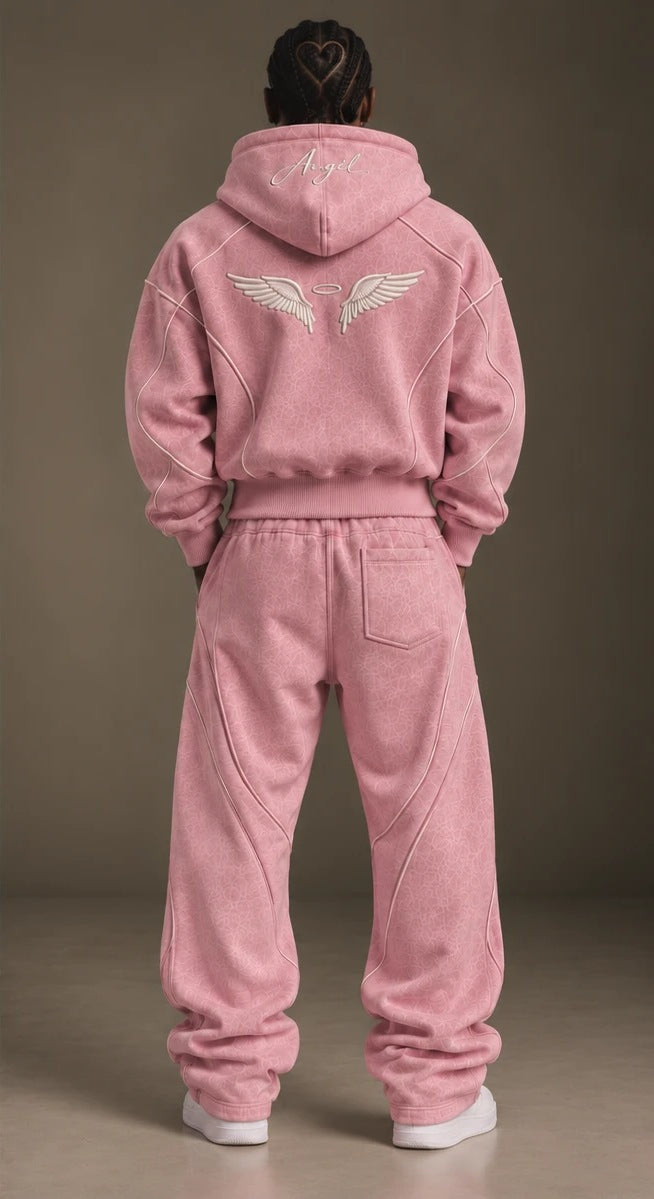 Angél Tracksuit Pink – Rückansicht